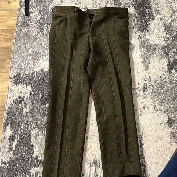 Phineas Cole Green Plaid Trousers